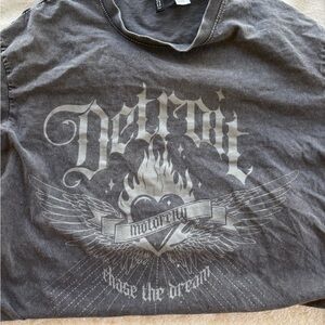 Affliction Charcoal Winged Graphic Tee